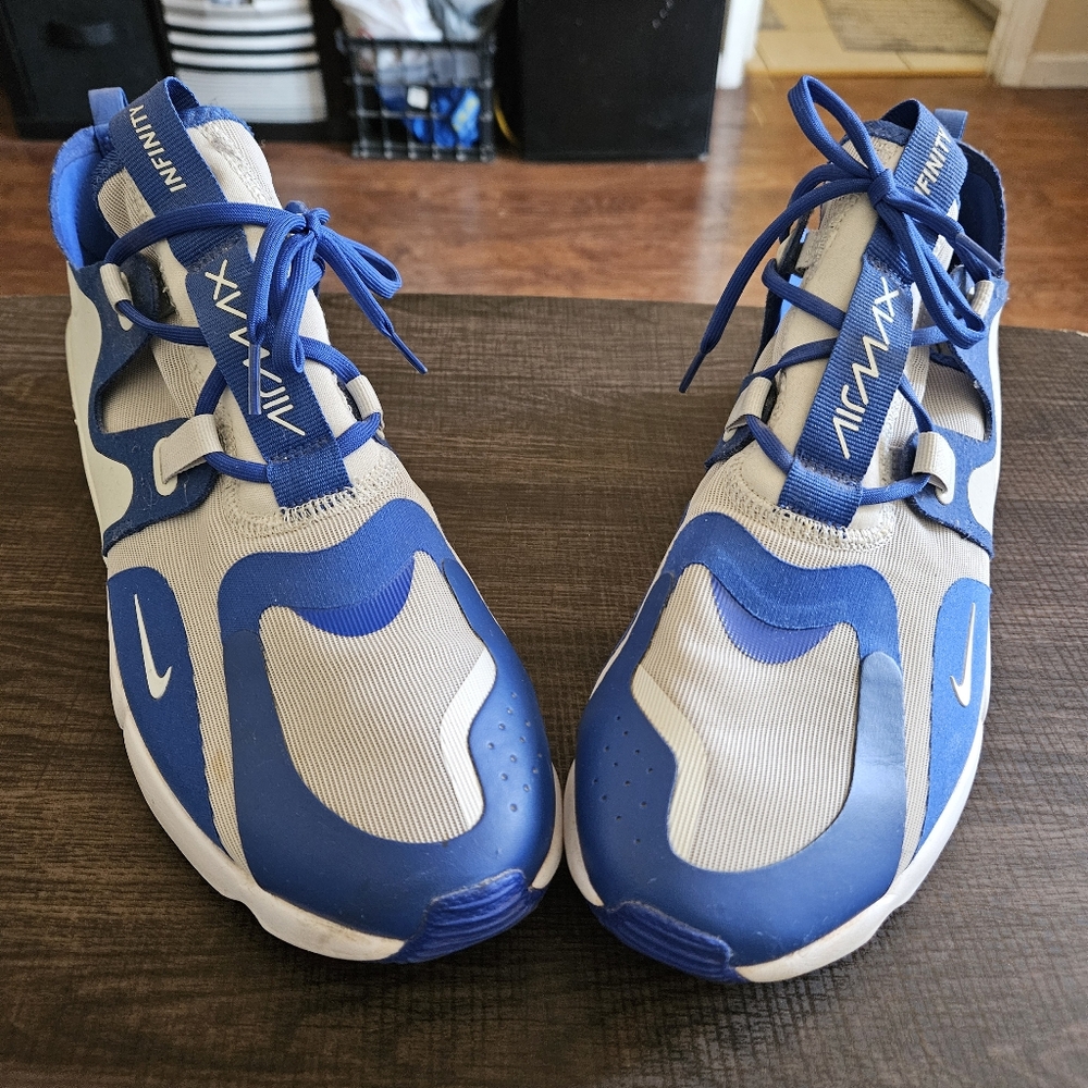 Nike Air Max Infinity Proton Dust White Game Royal BQ3999-009 Men Size 14 Shoes